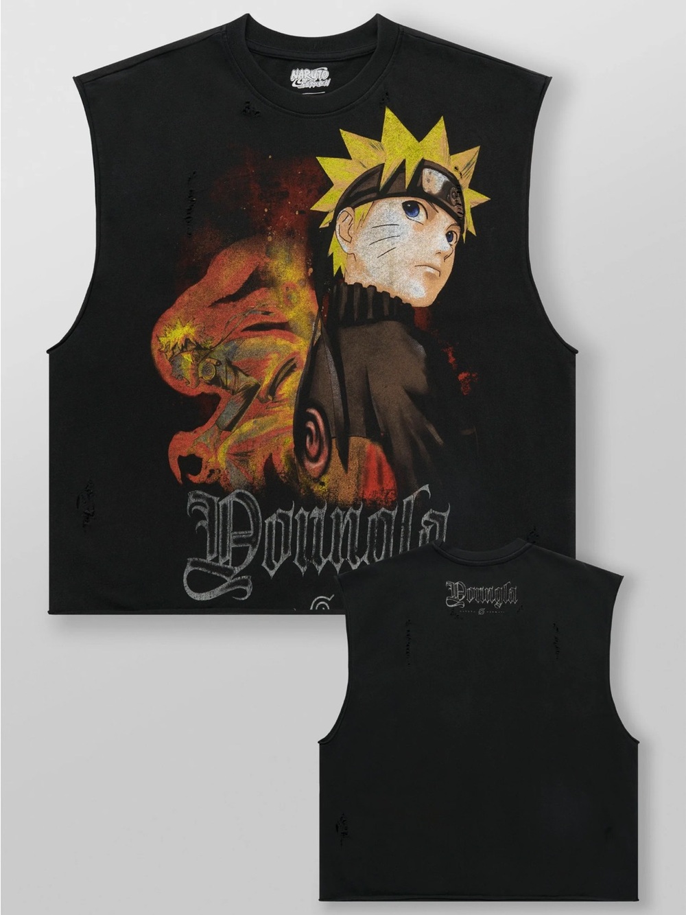 YoungLA Black Naruto cut off